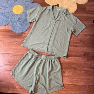 Sage Green Women's Pajama Set